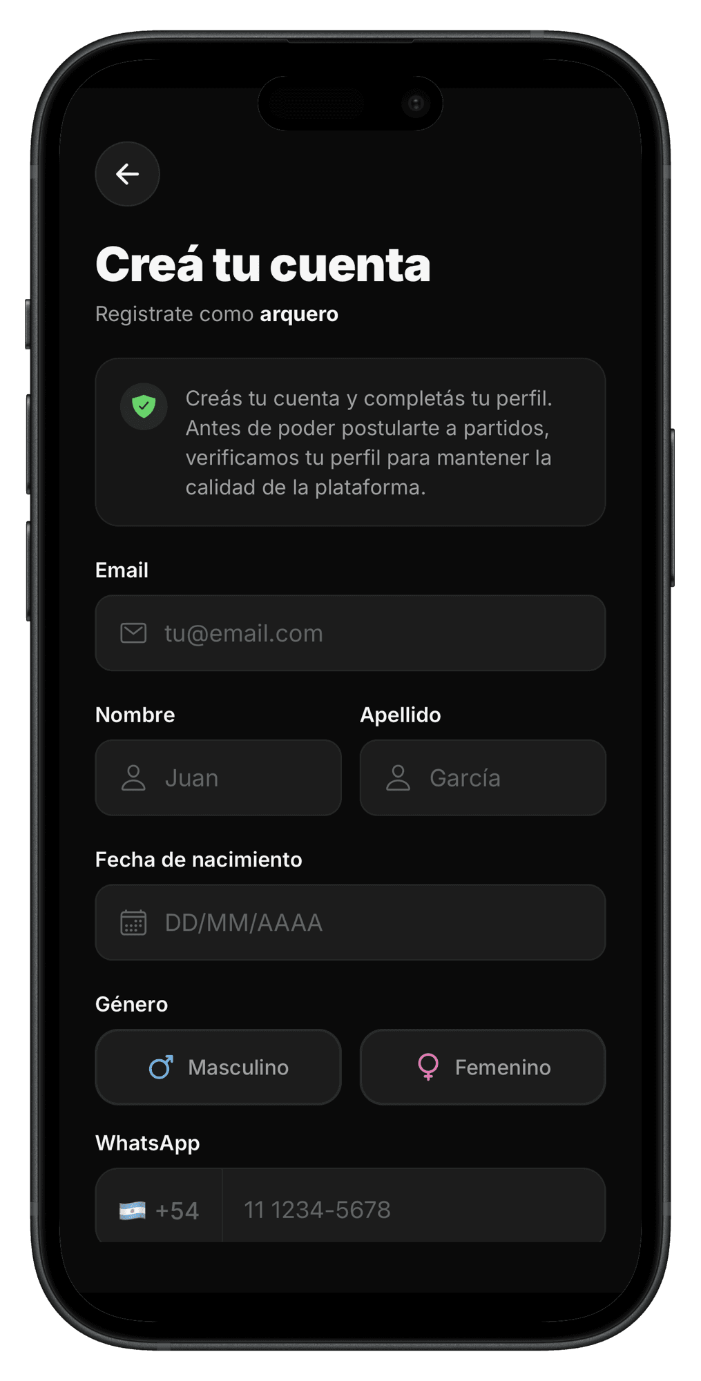 App ArquerosYa